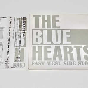 帯付 中古 2枚組 BEST CD THE BLUE HEARTS ザ・ブルーハーツ EAST WEST SIDE STORY ベスト HIGH-LOWS ハイロウズ クロマニヨンズの画像1