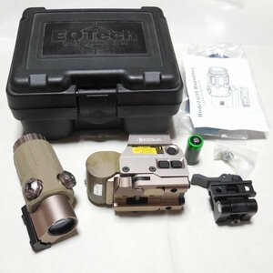EoTech EXPS3 - G33 STSタイプ 3倍ブースター ホロサイトセット TAN レプリカ
