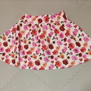 【未使用】花柄キュロットスカート