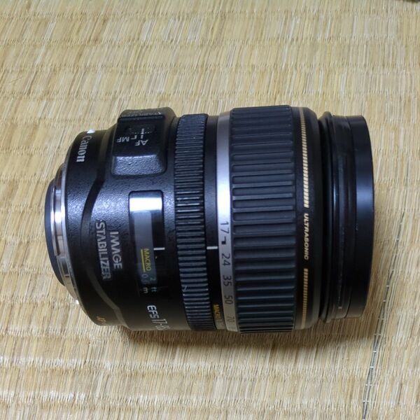  CANON EF-S 17-85mm F5.6 IS USM レンズカバー付き 簡易動作確認済み 中古現状品 