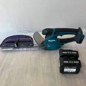 マキタ ヘッジトリマ 充電式生垣バリカン makita 266mm MUH２６６Ｄ14.4v マキタ互換バッテリー2個付2.0A h