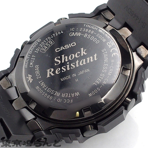 101724992 1円 カシオ CASIO Gショック フルメタル GMW-B5000MB-1JF ブラック SS 腕時計 メンズ タフソーラーの画像4