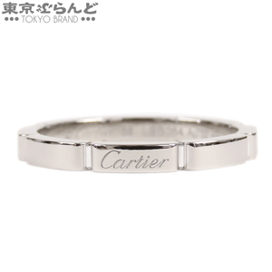 101721885 Cartier CARTIER мой yon хлеб tail кольцо белое золото K18WG 18 номер соответствует 58 кольцо мужской с отделкой 