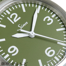 101723917 ジン Sinn モデル556 日本150本限定 556.GREEN オリーブグリーン SS MODEL556 NATOベルト レフトハンド 箱付き 腕時計 メンズ_画像5