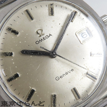 101724828 1円 オメガ OMEGA ジュネーブ デイト 136.041 cal.613 シルバー SS アンティーク 腕時計 メンズ 手巻式 ヴィンテージ_画像5