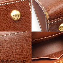 101728395 エルメス HERMES ダルヴィ MM □G刻印 ノアゼット ゴールド金具 リセ ハンドバッグ レディース_画像8