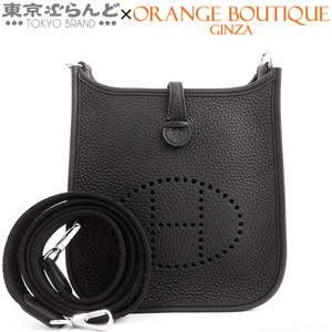 101729283 エルメス HERMES エヴリン TPM B刻印 黒 ブラック シルバー金具 トリヨン ショルダーバッグ レディース