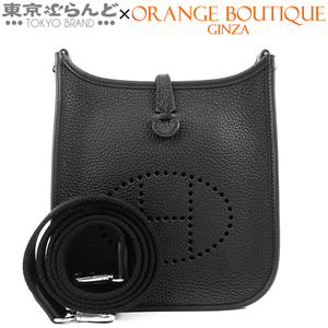 101727902 エルメス HERMES エヴリン TPM B刻印 ブラック シルバー金具 トリヨン ショルダーバッグ レディース 展示未使用