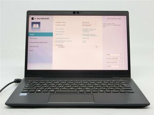 TOSHIBA　G83　Core8世代i5　8250U 　メモリ4GB　BIOSまで表示　　　詳細不明　　ジャンク扱い 　送料無料