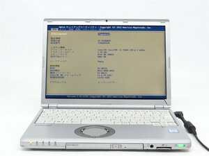  used Panasonic CF-SZ6 no. 7 generation I5 memory 8GB 13 type laptop BIOS till display details unknown junk treatment free shipping 