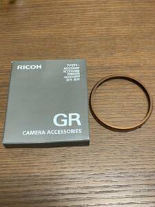 RICOH リコー 限定 非売品 元箱付 GR IIIx RING CAP GN-2 ブロンズ リングキャップ 0030494 茶色 ブラウン 美品