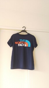 THE NORTH FACE* North Face * красочный чай *Colorful Logo Tee* футболка *L* темно-синий серия 