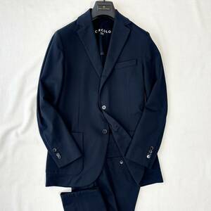 #1 jpy ~ < beautiful goods!!>#CIRCOLO1901 Chill koro setup suit spring summer on/off light weight stylish work usually using navy navy blue [ finest quality. comfortable ]