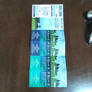 BMW Japan Golf Tour player right . war set ticket complimentary ticket attaching 