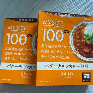 大塚食品　マイサイズ100kcal バターチキンカレー2箱