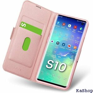 Samsung Galaxy S10 ケース 手帳型 おしゃれ ギャラクシー s10 カバー ローズゴールド 15