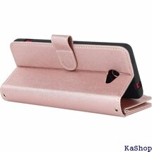 BASIO4 KYV47 ケース 手帳型 ショルダー ディケース カード入れ スマホケース 携帯カバー ピンク 454_画像8