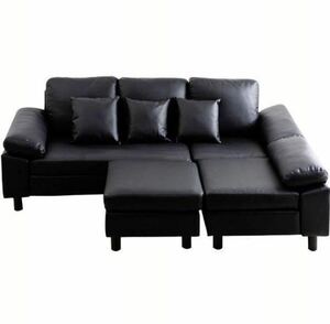  sofa sofa 3 seater .3 seater . sofa couch sofa black 
