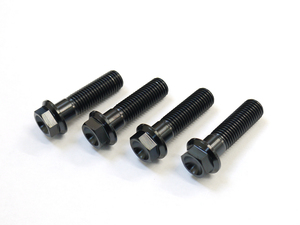 VERSYS650 1000 for 64 titanium made front caliper mount bolt 4 pcs set black Ti-6Al-4V