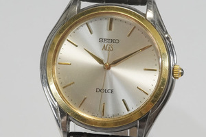 1円~【695】SEIKO／セイコー　4M21-0A70　AGS　DOLCE／ドルチェ　自動巻き　ボーイズ　ユニセックス　腕時計