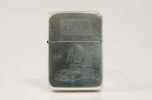 【801】未開封　ZIPPO／ジッポー　STERLING SILVER　1941レプリカ　ジッポーカー限定品008/200　2004年製　クリスタルジッポーホルダー付_画像2