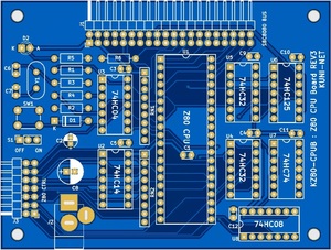 一気に作るMSX！専用プリント基板