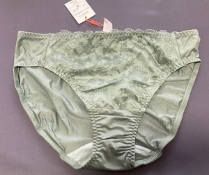 AMO'S STYLE BY Triumph　Mサイズ　草緑花柄　・ショーツ　アモスタイルレース　プライスタグカット品10212796-M013