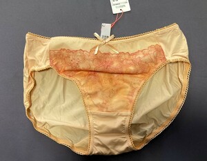 AMO'S STYLE BY Triumph　Mサイズ　オレンジ花柄　ショーツ　アモスタイルレース　プライスタグカット品10209898-M017