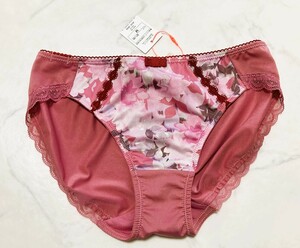 AMO'S STYLE BY Triumph　Mサイズ　チェリー花柄　ショーツ　アモスタイルレース　プライスタグカット品10206744-M005