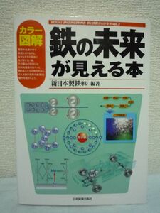 カラー図解 鉄の未来が見える本★新日本製鐵◆鉄鋼 製品 技術♪