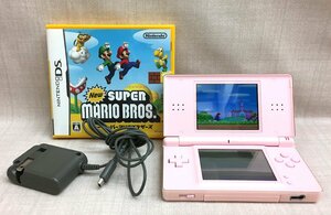 [ daikokuya магазин ] Nintendo DS Lite (USG-001)* адаптор (USG-002) soft :NEW* Super Mario Brothers комплект 