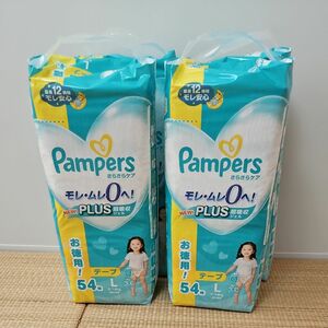  パンパース さらさらケア テープ Lサイズ　お徳用54枚×4 