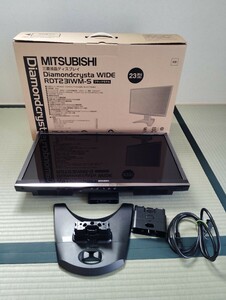 液晶ディスプレイ Diamondcrysta 三菱 RDT231WM-S(BK)　グレアパネル　光沢　23型　DVI　D-Sub　HDMIｘ2　スピーカー付き　外箱付　フルHD