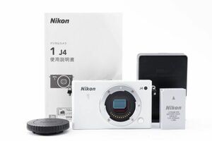 ニコン Nikon J4 ホワイト ボディ #3322A708