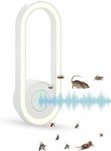 [2024 версия ] Ultrasonic System уничтожение насекомых контейнер мышь удаление удалитель москитов контейнер репеллент контейнер комары исключая . тихий звук нет запах нет .360° все направление уничтожение насекомых машина все лет использование возможность 