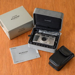  beautiful goods FUJIFILM KLASSE 1:2.6 38mm compact film camera Fuji film klase operation verification ending box equipped 