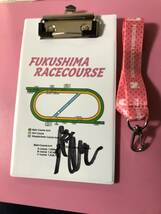 競馬小林美駒福島競馬場初勝利マークシートホルダーサイン入り新品未使用品_画像1