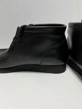 【正規品】Clarks Wallabee Boot 美品 クラークス ワラビーブーツ ブラックレザー 26.5 UK8.5 黒 革 英国 靴 ビジネス ストリート メンズ_画像5