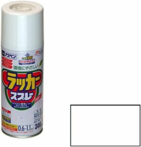 アサヒペン 塗料 ペンキ アスペンラッカースプレー 300ML 透明 クリヤ ラッカー スプレー ツヤあり 日光や雨に強い ノント