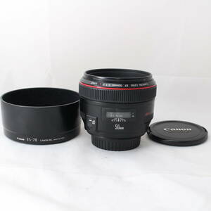 ☆良品☆ Canon 単焦点標準レンズ EF50mm F1.2L USM フルサイズ対応 キヤノン #2149