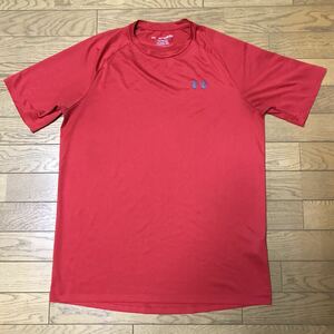 UNDER ARMOUR MEN’S TRAINING SHORT SLEEVE T-SHIRTS size-LG(着丈76身幅57) 中古(超美品) 送料無料 NCNR