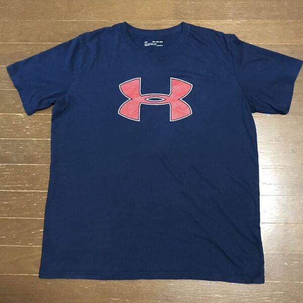 UNDER ARMOUR MEN’S SHORT SLEEVE T-SHIRTS size-XXL(着丈72身幅63) 中古(美品) 送料無料 NCNR