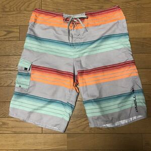 O”NEILL SURF SHORTS size-34(平置き44股下28) 中古 送料無料 NCNR