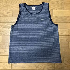 VANS MEN’S TANK size-XL(着丈66身幅58) 中古(美品) 送料無料 NCNR