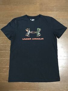 UNDER ARMOUR BOY’S SHORT SLEEVE T-SHIRTS size-YXL(着丈68身幅51) 中古 送料無料 NCNR