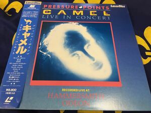 Camel★中古LD国内盤帯付「キャメル～ライヴ・イン・コンサート」 