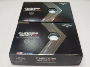  Callaway CHROME SOFT X chrome soft X white 2 dozen 