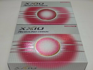 ダンロップ　ゴルフボール XXIO　REBOUND　DRIVE　 色　プレミアムピンク　2ダース