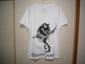 DRESS CAMP Dress Camp T-REX short sleeves T-shirt white 48