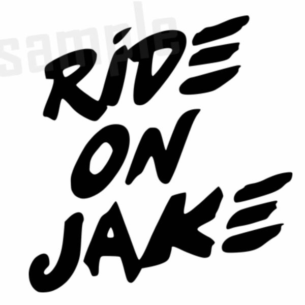 Burton ride on jake ステッカー